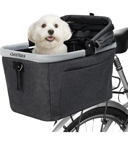 Test du panier de vélo avant DAISTERN pour animaux : confort et sécurité
