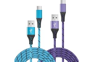 AILKIN USB C Charger Cable, [2Pack 3FT+6FT] Samsung Phone Charger Cable Fast Charge Lead, Type C Cable for Samsung Galaxy A16 A15 A14 A13 A12 A22 A33 A55 Z Flip 5 Flip 4 S25 S24 S23 S22 S21 S20,Huawei,Xiaomi