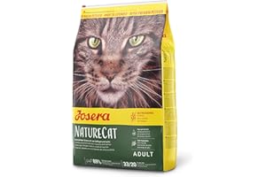 JOSERA NatureCat GRAIN FREE 2 kg | Croquettes pour chat sans céréales | À la volaille et au saumon | Nourriture Super Premium pour chat adulte | Sac de 2 kg