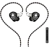 HIDIZS MS1-Rainbow in-Ear Monitor Headphones, Hi Res Wired Earphones, Polymer Diaphragm Hi-Fi IEM Earphones with Detachable C