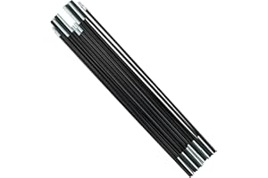 Sileduove Arceau de tente pour tente - En fibre de verre - Barres de support d'extérieur - Kit de cadre de store (3 m)