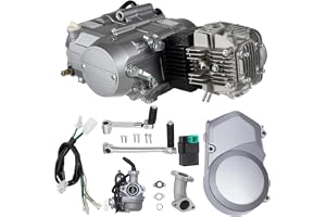 Motorcykel 125 ccm Dirt Bike-motorkit 4-taktsmotor luftkyld manuell encylindrig fyrtaktskoppling för Dirt Bike Motorcycle CRF
