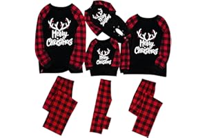 Oriental eLife Matching Christmas Pjs For Family,Elf Pyjamas Christmas,Matching Family Christmas Pyjamas Set,Xmas Elf Printed Sleepwear