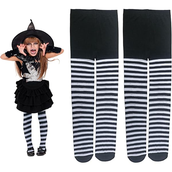 Calze Halloween Bambina Anni Collant Da Bambina A Righe Da Ape