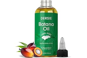 Dersie Batana Oil for Hair Growth Dr Sebi - 100% Pure & Natural Raw Oil From Honduras - For Thicker & Stronger Hair - 4 FL OZ