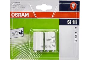 Osram Starter per Tubo Fluorescente G13, 65 W, Bianco, 2 Unità (Confezione da 1)