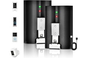 AISSOM 2 SZTUK Akumulatora Zamiennego do Ring, akumulator zamienny 6040 mAh kompatybilny z Ring 2 3 4/Peephoie Cam/spotlight Cam/Stick up Cam/Spotlight Cam SolarVideo Doorbell4, akumulator zamienny, 3.65 V