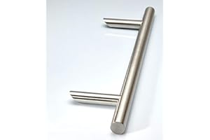 HAUSTÜRBESCHLAG Edelstahl Haustür- Stangengriff mit schrägen Stützen Länge: 1000mm