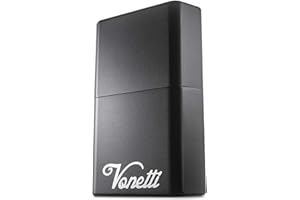 ‎VONETTI VONETTI Alpha Shield Originale - Premium RFID Signal Blocker Box - Smart Autoschlüssel Faraday Signal Protector, Keyless Go RFID Blocking Case, Crypto Wallet Safe, Faraday Dose (Schwarz)
