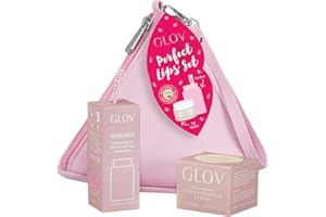 GLOV Balsamo Labbra Vegano Rimpolpante e Idratante al Mango con Scrub Esfoliante per labbra morbide nutrite e irresistibili Ideale per chi desidera labbra perfette