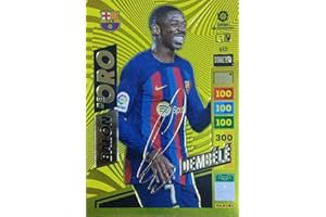 GENÉRICO Dembele Nuevo Balón de Oro Firmado Adrenalyn XL 2022-2023 - Panini