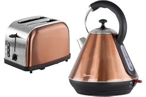 SQ Professional Gems Breakfast Set 2pc Kettle 2200W - 2 Slice Toaster 900W (Axinite)