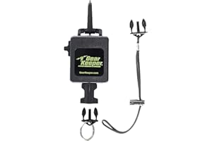 Hammerhead Industries Gear Keeper Locking Scuba Console Retractor – For Securing a Console at the Hip or Chest Area – Available in Various Mounting Options - Made in USA