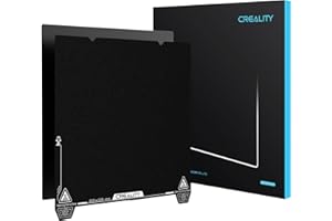 Creality résine époxy Plaque de Construction 310 * 315 mm, Double Face Texture Flexible Plateforme d'impression 3D, Haute Adhérence, Résistance à l'usure Durable pour K1 Max/Ender 3 V3 Plus