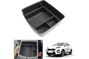 GAFAT Compatible with Kia Sportage QL QL 2016-2021 (Manual Transmission) Centre Console Storage Box, Sportage 2020 Centre Armrest Organiser Tray Glove Box, Sportage QL Accessories