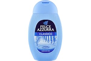 Felce Azzurra - Docciaschiuma Profumato Classico, Gel Detergente Fresco e Idratante per Pelle Morbida, Doccia Schiuma Delicato con Note di Rosa e Lavanda, Gel Doccia Dermatologicamente Testato, 250 ml