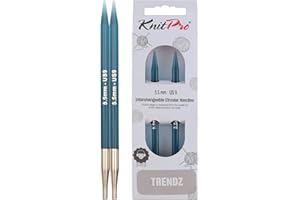 KNITPRO Knit Pro Trendz - Aguja de Tejer (acrílico, 5,50 mm)