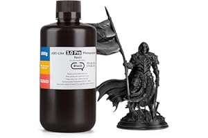 ELEGOO ABS-Like Resin 3.0 Pro, Resina Fotopolimerica per Stampa 3D con Maggiore resistenza ai Graffi, Resina UV 405nm con Alta Precisione per Stampanti MSLA/DLP/LCD, Non fragile(Nero, 1000g)