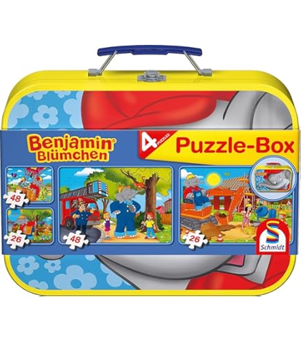 Schmidt Spiele 40589 Gioco Da Tavolo Benjamin Blümchen – Cooperativo, Da 2 A 4 Giocatori, 3+ Anni - 4