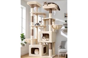 Globlazer S74E klösträd XXL 189 cm med 2 extra stora grottor för stora katter
