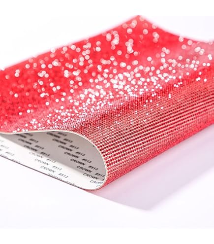 PATIKIL Bling kristal strass plaat, 30 cm x 20 cm zelfklevende