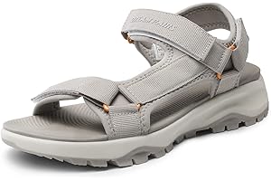 DREAM PAIRS Sandali Sportivi Piatti Donna Estate Leggere Scarpe da Spiaggia Sandali da Trekking Comodi e Casual Donna SDSA2320W-E