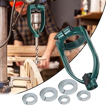 Kit Mortasa Per Trapano A Colonna VEVOR: 4 Punte, 5 Boccole, Per Tenoni In Legno