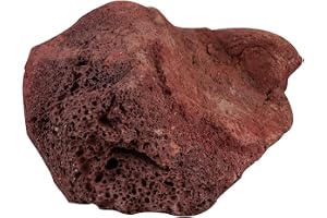 sera Rock Red Lava L 16 – 23 cm – mörkröd lavasten med porös yta