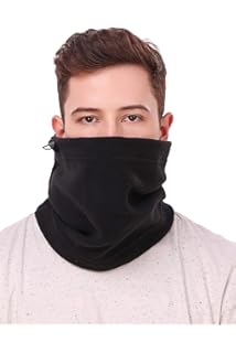 Cali Republic 6 in 1 Women Mens Warm HEAVY Polar Fleece Winter Bike Ski Neck Cover Face Mask Snood Outdoors Hiking Trekking Neck Cover Face Mask Snood Mufflers Scarf - 330 GSM