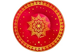 PARTYLOSOPHY 6 Unidades - Bols Desechables de 350 CC. Bols de cartón biodegradables para Navidad y Reyes Magos Color Rojo con Motivos de Reyes Magos. Mesa Decoración Reyes Magos.