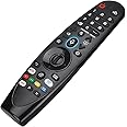 Hybite Magic Remote Compatible with Voice Command AKB75855501 for L G AN-MR20GA AN-MR19BA Smart TV Magic Remote Replacement, with mic