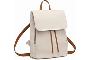 Miss Lulu Bolsos Mochila para Mujer,Mochila Impermeable de PU,Estilo Moderno para Uso Diario,Trabajo y Universidad - Ligera y Práctica