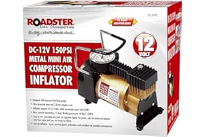 BARGAINSGALORE 150PSI AIR COMPRESSOR INFLATOR PUMP HEAVY DUTY METAL CAR VAN BAR TYRE 12V NEW