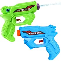 Lot de 6 pistolets à eau en mousse pour enfants - Pour garçons et filles - Pistolets à eau d'été pour piscine fête