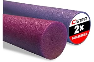 ‎CONIPA Conipa® - 2 x Schwimmnudeln im Set (160 x 7 cm) Kinder & Erwachsene (aus Schaumstoff) - Poolnudel & Pool-Spielzeug Set ab 3-10 Jahre (Made IN Europe) - Pool Wassernudel & Pool-Nudel