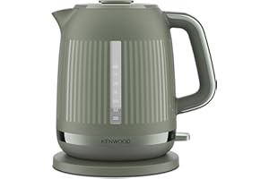 Kenwood Dusk Electric Kettle, 360° Swivel Base, Water Level Indicator, Cord Storage, Boil-Dry Protection, Removable Filter, Capacity 1.7L, ZJP30.000GN, 3000W, Olive Green