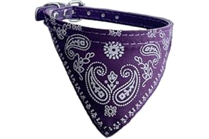 Newtensina Perro de la Moda Bandana Collar Collar de Perro Boy Pañuelo Medio Perrito Pañuelo con Cuello para Perros