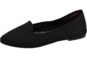 Skechers Damskie mokasyny materiałowe Cleo Sherlock Engineered Skimmer