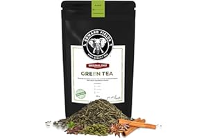 EDWARD FIELDS HIGH QUALITY TEA Edward Fields Tea ® - Té Verde Chai Latte orgánico a granel. Té bio recolectado a mano con ingredientes y aromas naturales y ecológicos, China. 100g / 50 tazas…