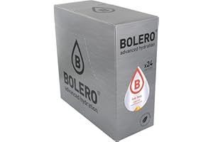Bolero Drinks Mix 24 x 9 g I bezcukier proszek ze słodkim stewią (Classic Ice Tea Peach 24 x 8 g)