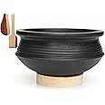 Craftsman Deep Burned Clay Biryani Handi/Pot for Cooking and Serving 3 Liter