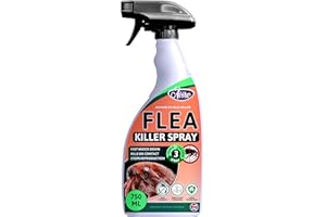 Aviro Flea Spray for The Home - Fast Acting Household Flea Killer Spray (750ml). Strong Flea Treatment for The Home, Triple Action Formula House Flea Spray for Immediate & Long Term Flea Control
