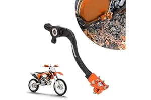 AnXin, Pedale per Freno Posteriore per Moto SX125 SX150 SX-F XC-W 250 XC-F SX-F 350 450 16-19 XC-W 150 300 XC-F250 EXC-F 250 350 450 17-19 XC250 XC300 EXC-F500, Colore: Arancione