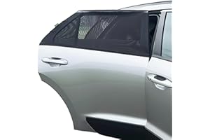 Dreambaby Car Window Shade for Baby, 2 Pack Mesh Window Sock, Protects from Sun Glare & Heat, Quality Strech Material to Fit Car Windows, Black