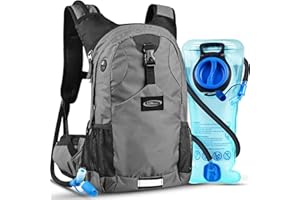 ‎LUNIDRY Lunidry Hydration Backpack Bicycle Backpack with Hydration Bladder 2L Waterproof Sports Backpack 20L Hydration Backpack Men Women Outdoor Running Backpack Daypack Hiking Backpack for Camping Ski MTB