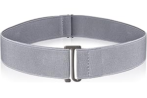 cobee Damskie niewidoczne paski, damski elastyczny pasek regulowany elastyczny pasek z płaską klamrą niewidoczne paski biodrowe do dżinsów spodni sukienek