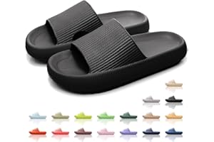 Exceligen Chmura suwaki dla kobiet i mężczyzn Cozisliders oryginalne kapcie antypoślizgowa poduszka prysznic slajdy otwarte palce wygodne szybkoschnące klapki łazienkowe sandały