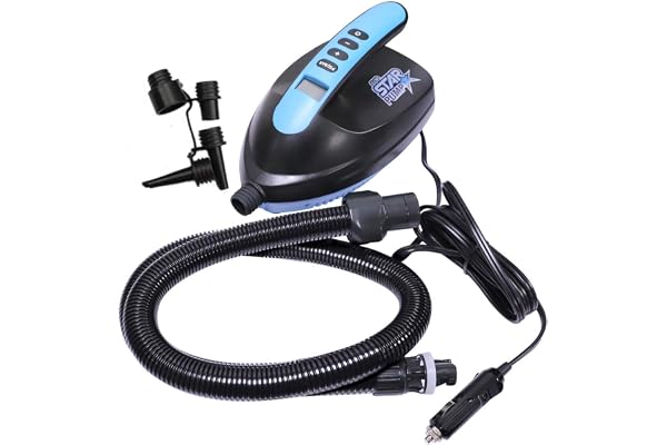 STAR PUMP 9 - Accessoire Sup - Pompe de Gonflage - Jusqu'à 16 Psi - pour Gonfler Sup et Kayak