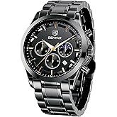 BENYAR Stylish Mens Watch Chronograph Quartz Movement Business Sport Design 3ATM Waterproof Elegant Gift for Men