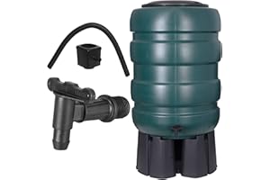 STORM TRADING GROUP 250L Water Butt XL with Stand & Tap Garden Waterbutt Barrel Rain Water Collector